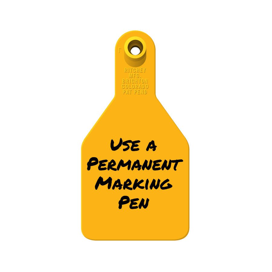 Inexpensive Write-on Ear Tags | Ritchey Tags